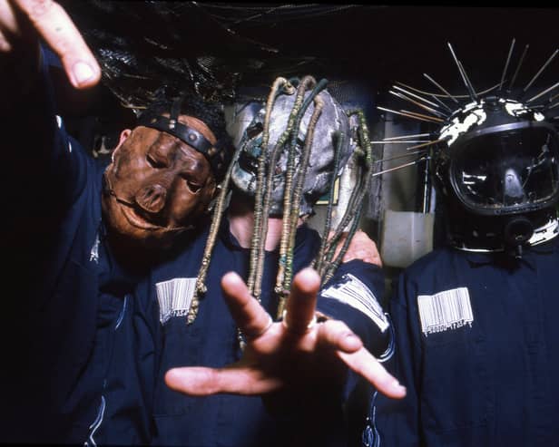 Could the cryptic clues that Slipknot have left with their new website mean an extended re-issue of their self-titled debut?