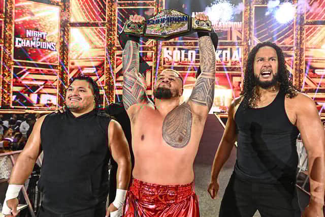 Your new United States champion, Solo Sikoa, is set to appear on WWE Smackdown this evening alongside his cronies - including Tala Tonga (right), who made his debut at WWE Night of Champions 2025.