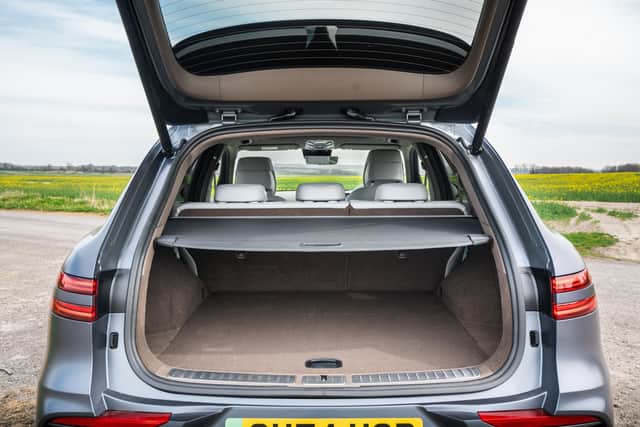 Boot space is very good, although the floor is a tad shallow
