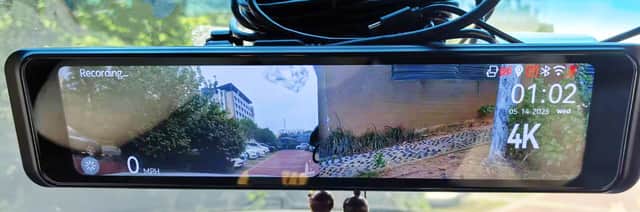 Mirror-mounted dashcams are a clever idea - but this Miofive Mirror 1 bundles in some serious tech, too