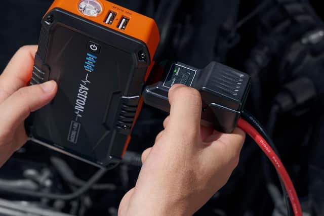With two USB ports, it can also double as a huge power bank