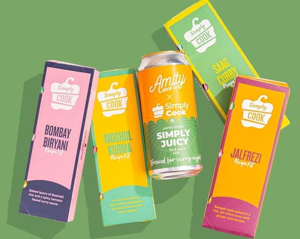 SimplyCook and Amity Brew Co launch SimplyJuicy, a limited-edition pale ale made for curry night