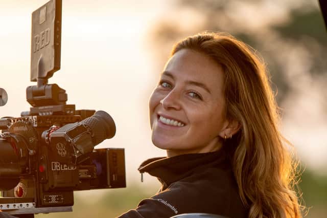 Wildlife camera operator and presenter Anna Dimitriadis