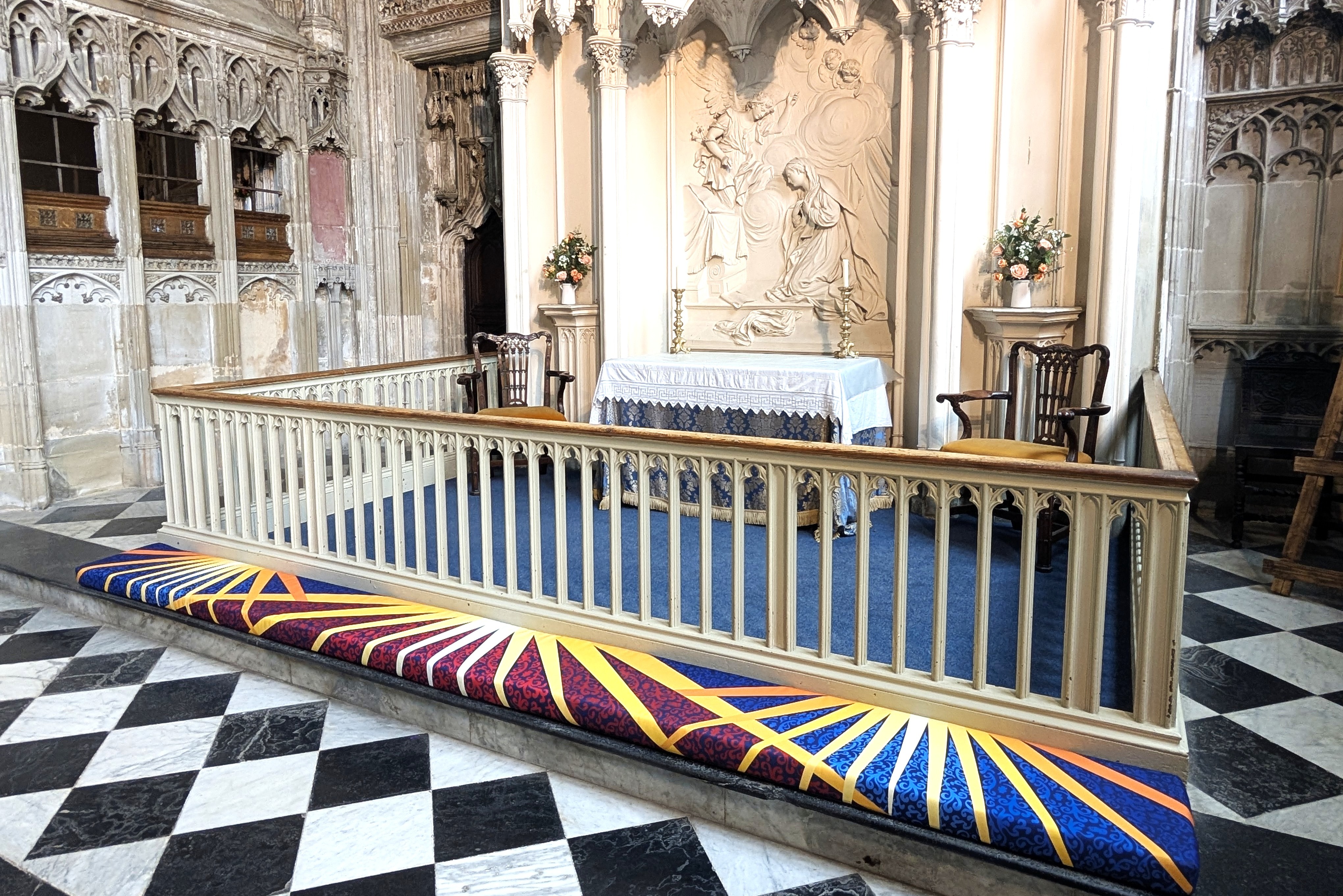 New artwork created by Warwick artist unveiled to public at St Mary's