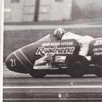 Motorcycle legend on grid for charity fundraisers