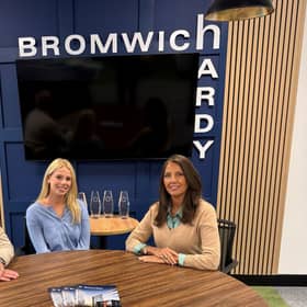 Tom Bromwich, Harriet Jackson and Dawn Cooper of Bromwich Hardy