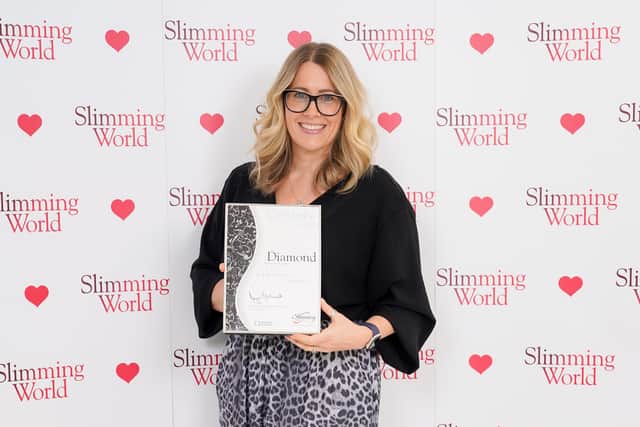 Diamond Consultant, Helen was welcomed to Slimming World's Celebration Day at Head Office recently.