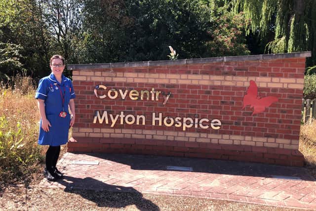 The Myton Hospices - Lizzy Jenkins Research Nurse at The Myton Hospices