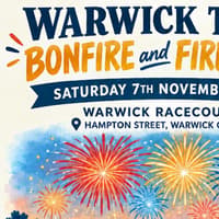 Warwick Town Bonfire Sat Nov 7th