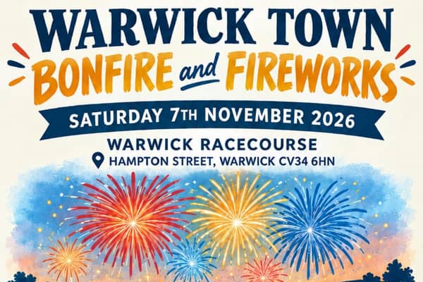 Firework show at the racecourse
