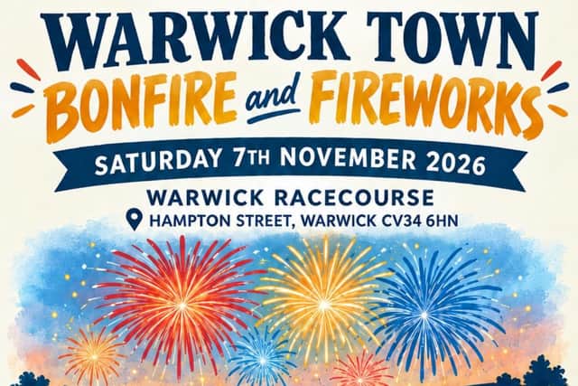 Firework show at the racecourse