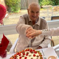 Local care home residents celebrate 70 years together