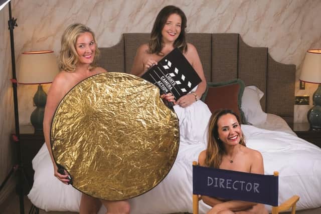 Bianca appears in January in the calendar alongside Jane Collier and Lianne Kirkman.