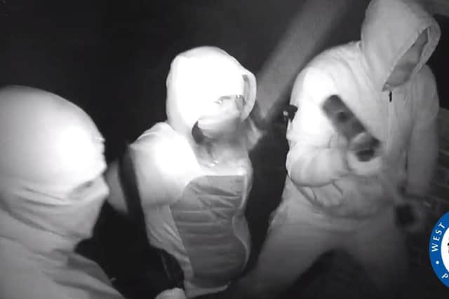 Three suspects forced their way into a house on Kenilworth Road just after 10.30pm on Friday September 27. Image courtesy of West Midlands Police.