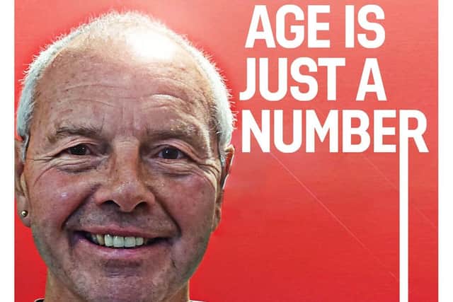 Everyone Active's Age is just a Number campaign poster