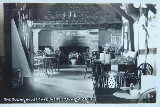 The Tudor House Caf in the early 1900s. Photo by Soft Focus Productions.