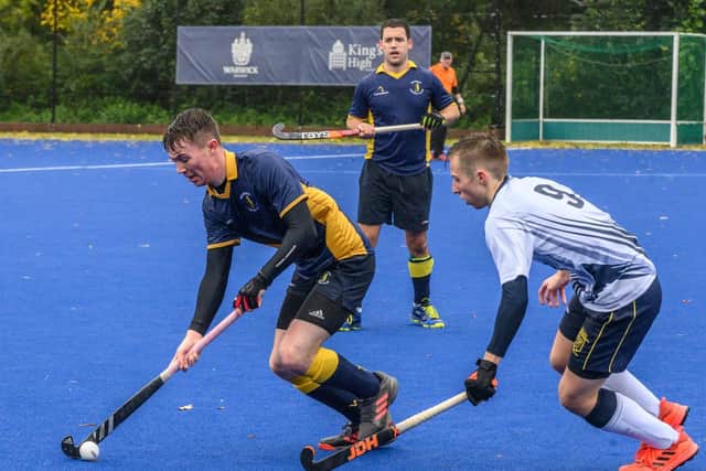 Action from the Men's 1st XI with Warwick