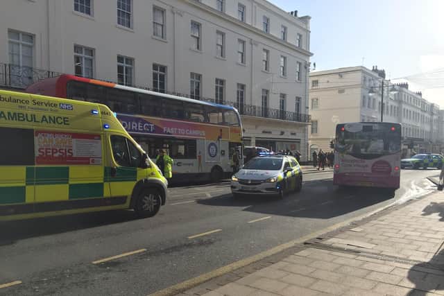 Woman taken to hospital after being hit by a car in Leamington