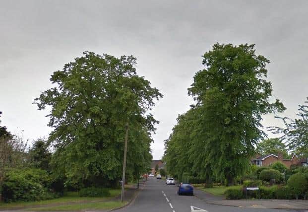 The entrance to Coniston Road in Milverton. Photo by Google Street View.