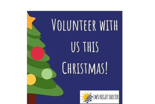 LWS Night Shelter needs volunteers this Christmas. Photo by LWS Night Shelter