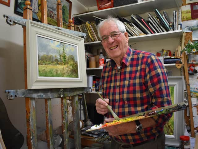 John Lines in his studio.
