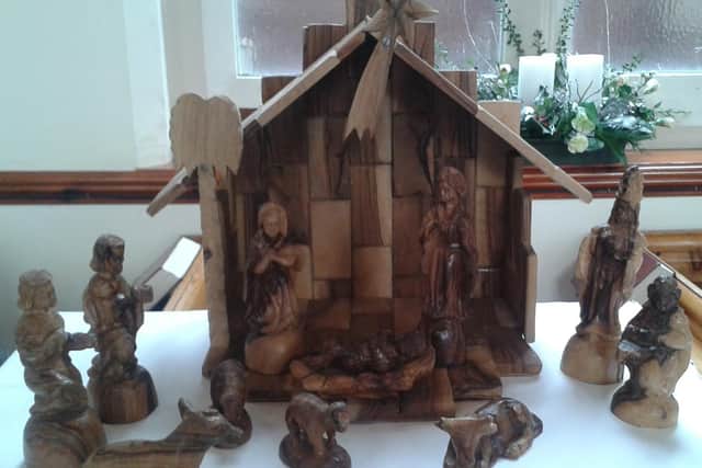 One of the nativity sets