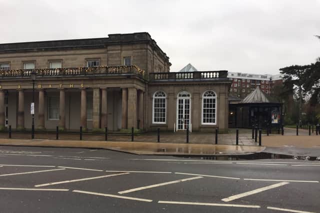 The caf at the Royal Pump Rooms in Leamington
