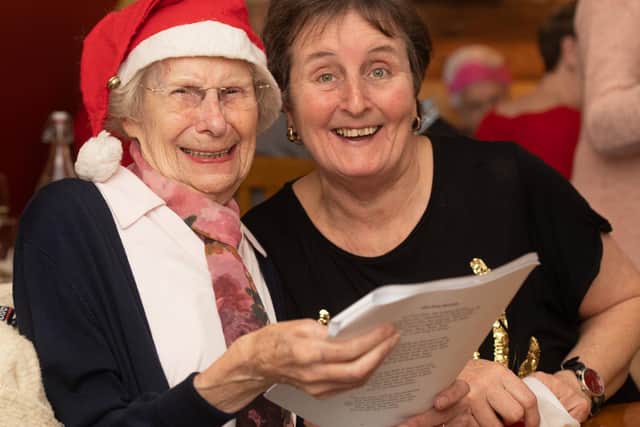 Galanos house residents, staff and volunteers enjoyed the Christmas Lunch.