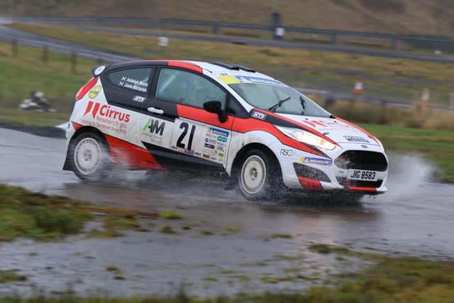 In action at Knockhill