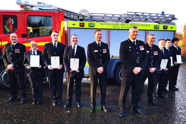 The new recruits at the Kenilworth Fire Station