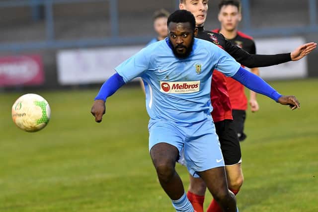 Danico Johnson scored Valley's opener in the Boxing Day derby.   (File pictures by Martin Pulley)