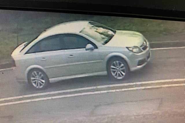 Police are trying to track down this vehicle. Photo provided by Warwickshire Police