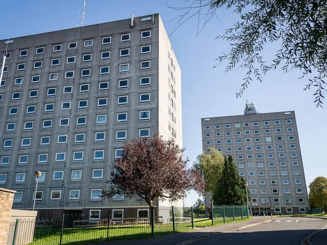 The blocks at Biart Place.