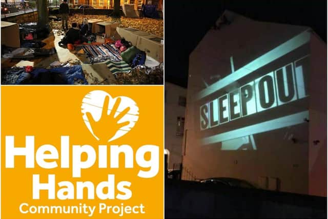 Helping Hands will be hosting its annual 'big sleep out' event next month. Photo by Helping Hands