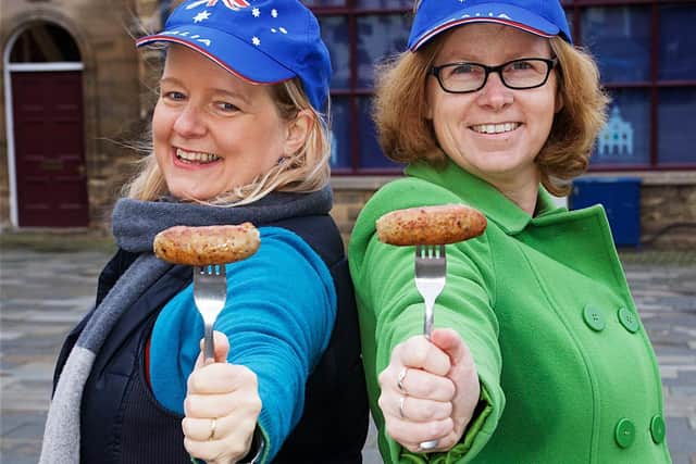 Katherine Attreed and Tina Smith invite you to their Sausage Sizzle in Market Square on Saturday. Photo by David Fawbert Photography.