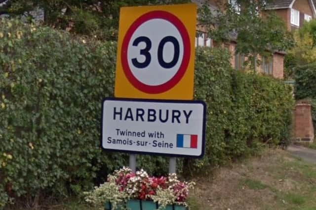 Harbury village sign.