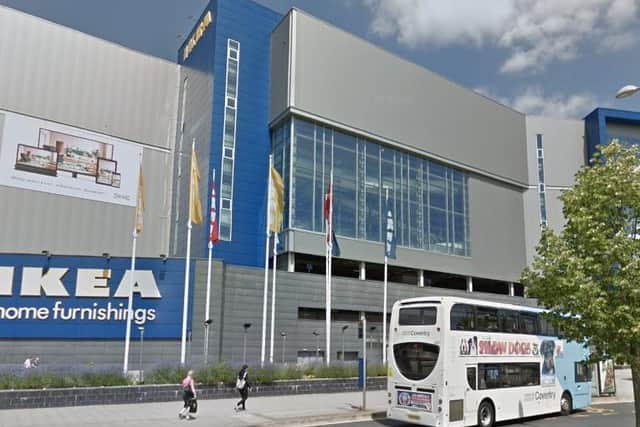 IKEA in Coventry. Photo by Google Street View
