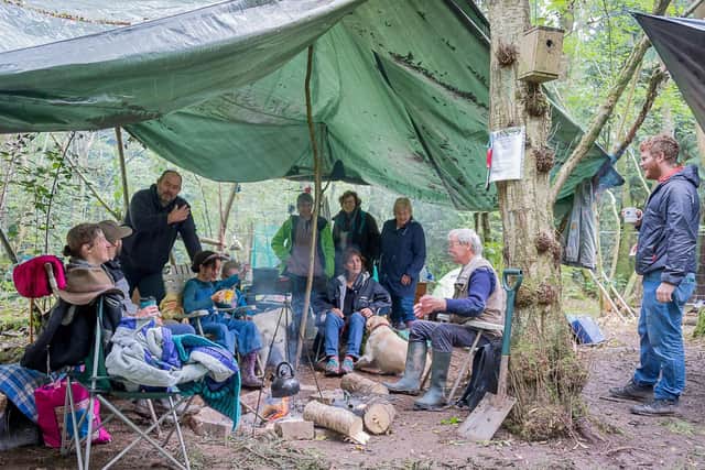 Stop HS2 camp in Cubbington Wood shortly after it was launched late last year