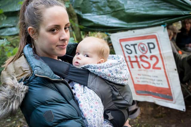 Stop HS2 camp in Cubbington Wood