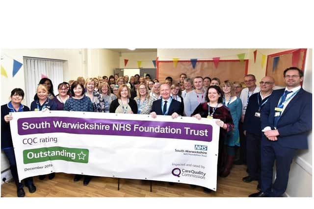 Staff at the South Warwickshire NHS Trust Foundation have been celebrating the CQC rating the trust received in December