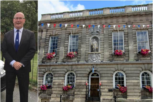 Berkeley Williams has left his role as the Mayor of Warwicks chauffeur and custodian after 12 years. Photos by Warwick Town Council.