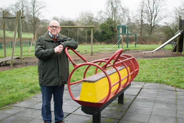 Cllr Howard Roberts at Rokeby Open Space.