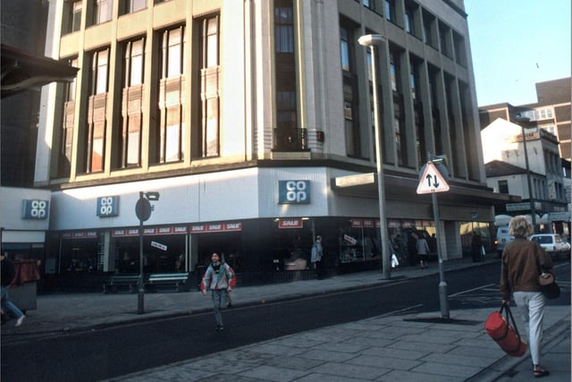 Although the Co-op hasn't disappeared from the streets completely, this grand one on Lancaster Road in the city centre closed in January 1988. It is pictured here in 1987. The building, named Lancastria House is a stunning art-deco structure which will see some changes sweeping in with the development of the old indoor markets