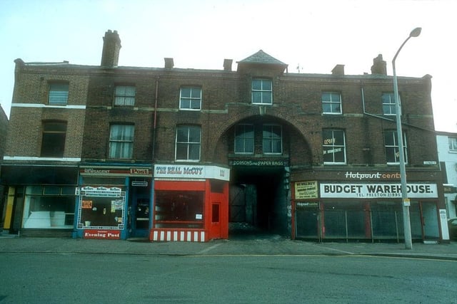 Anyone remember when the Mounted Constabulary Stables were located in Church Street, Preston? This picture shows the entrance to the stables in 1983. Photograph by Beth Hayes, courtesy of the Preston Historical Society