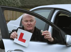 Paul Turner's daughter had her driving test cancelled because of tiny specks of pencil eraser in the car