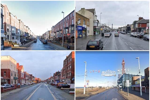 The 20 streets in Blackpool where most parking tickets were handed out last year has been revealed
