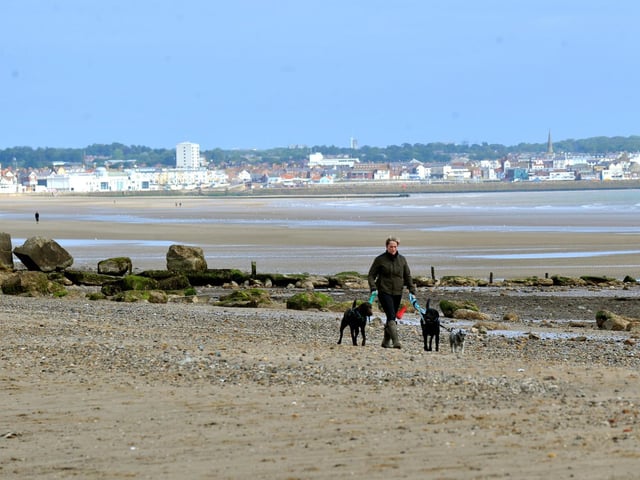 Fraisthorpe is a flat, sandy beach in the East Riding area of Yorkshire. It forms part of Bridlington Bay, a sandy stretch of coastline that stretches on for many miles southwards, down to the Humber Estuary.