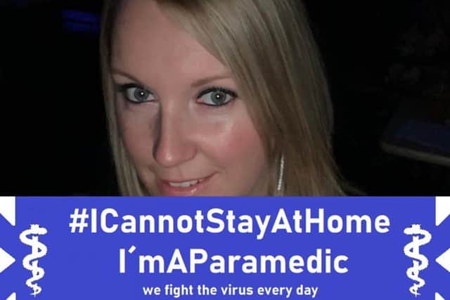 Leamington paramedic Kimberely Bick is still suffering from the effects of Covid-19 after she contracted the virus ten weeks ago and is warning people to still stay safe as lockdown restrictions loosen.