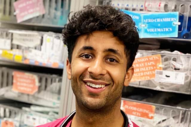 Kishan Bodalia is a doctor on the frontline. Photo supplied