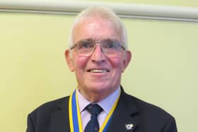 The President of the Warwick Rotary Club, David Brain will carrying on his role for another year. Photo supplied